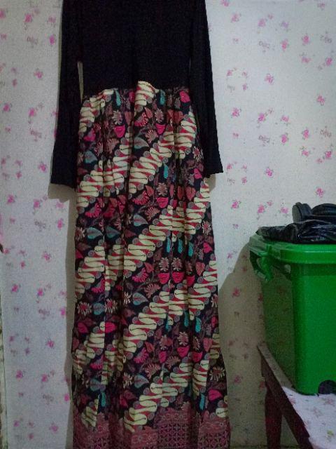 Ready Gamis Batik By Pingu Termurah!!!(gamis Aja)