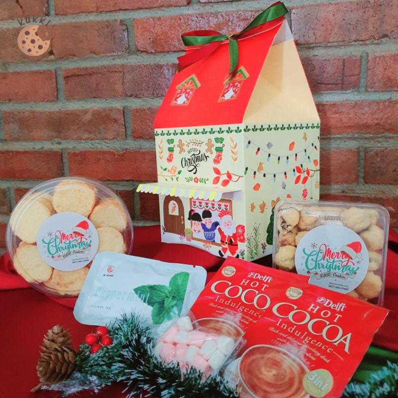 

Christmas Hampers/ Hampers Natal kue kering hot chocoa- by KUKKI