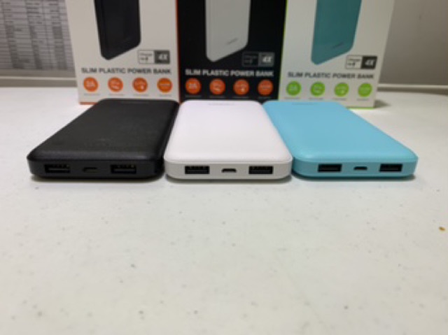 Powerbank VEGER X103 ultimate slim 10000mah dual port USB output 2.0A