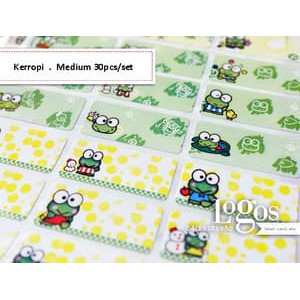 

TERLARIS!! Keroppi Sticker MEDIUM Name Label. Stiker karakter Kerro Kerropi Sanrio, lucu utk nama di