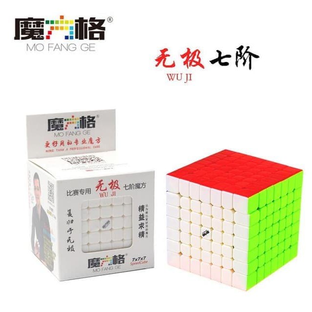 Super Promo Rubik 7x7 Qiyi Wuji 7x7 speed cube Stickerless Sale