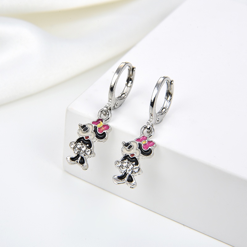 anting titanium anak emas asli muda wanita korea anti karat karat panjang selamanya korea dewasa bunga style korean style tusuk 110e