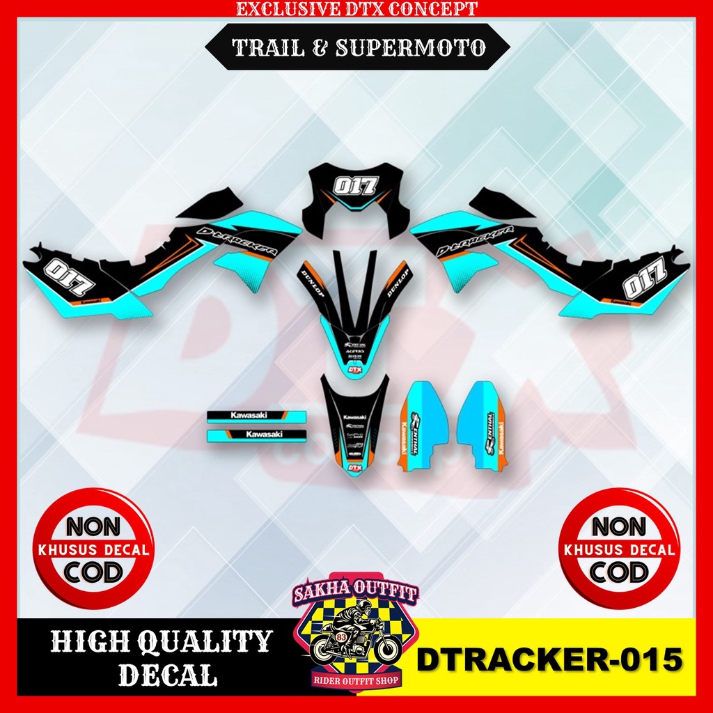 decal dtracker decal dtracker 150 decal dtracker 150 full body decal dtracker Supermoto decal klx dt