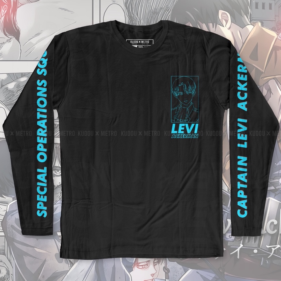 Longsleeve Levi Special Corps Anime Manga SNK Attack On Titan Premium Unisex