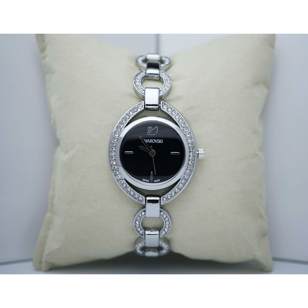 Jam Tangan Wanita Swarovski Tali Rantai
