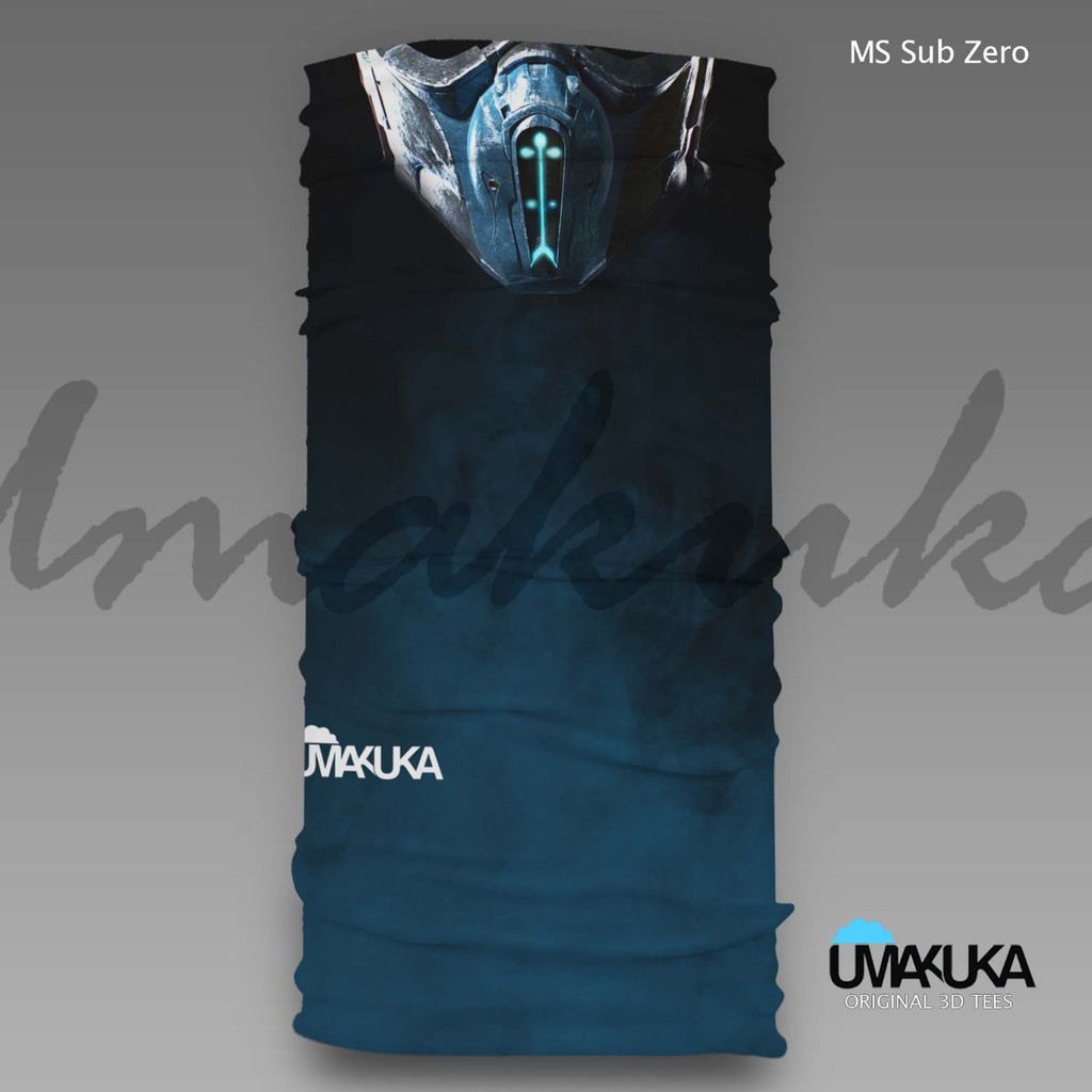 MS SUB ZERO - MULTI SCARF / MASKER KARAKTER MULTI FUNGSI / BUFF BANDANA
