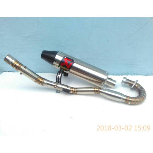 Knalpot racing akrapovic for HONDA CRF 150 L