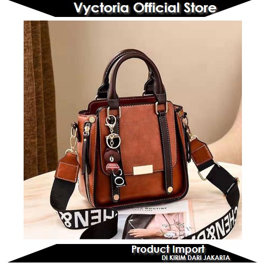 (COD) Vyctoria VOS8491 Tas Selempang Wanita Fashion Import Handbag Promo BQ2481 GT1678 LT1535 EL5193 CR7054 2481 1535 8491 7054 1678 5193