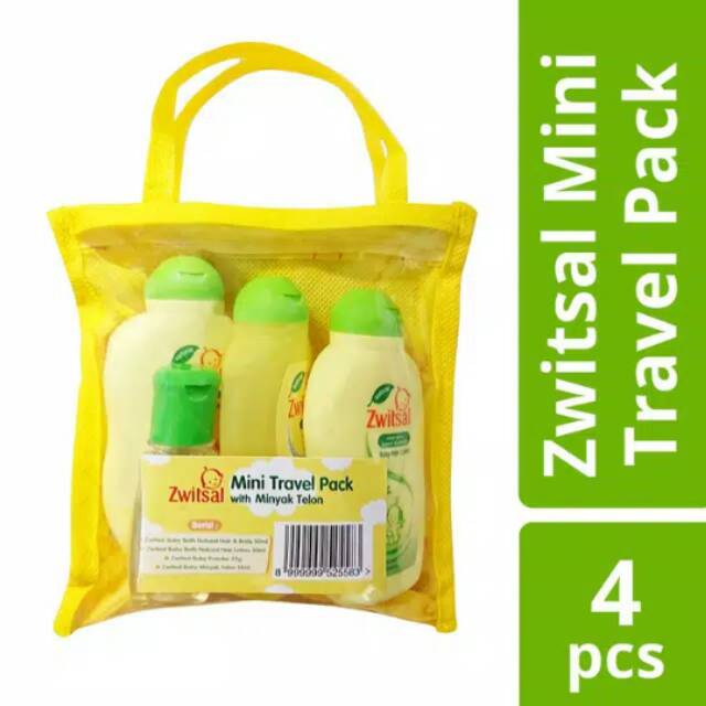 ZWITSAL PAKET MURAH MINI TRAVEL PACK WITH MINYAK TELON ISI 4 PCS