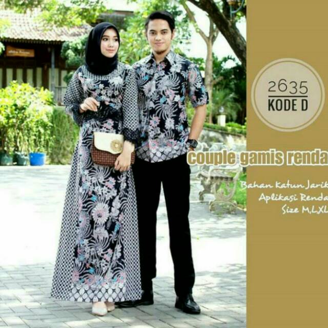 (Bisa COD/bayar ditempat)gamis renda SB