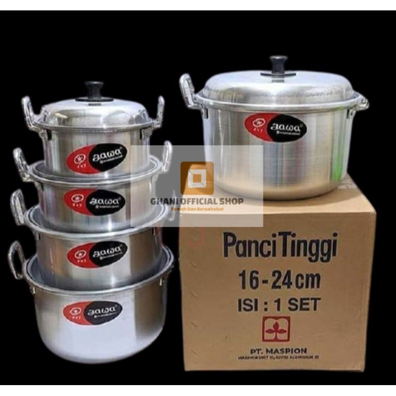 Panci set Jawa Maspion isi 5 pcs