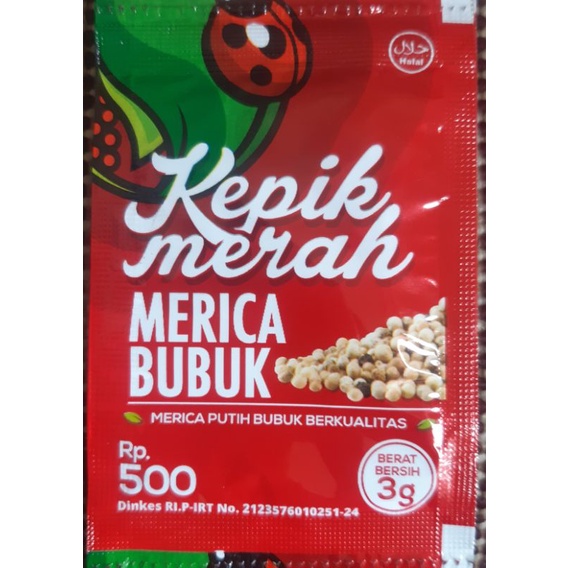 

MERICA BUBUK KEPIK MERAH