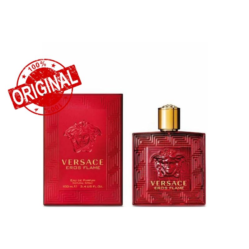 ORIGINAL PARFUM BPOM VERSACE EROS FLAME EDP BOX SEGEL