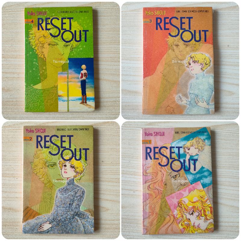 komik reset out vol 1, 2, 3 4