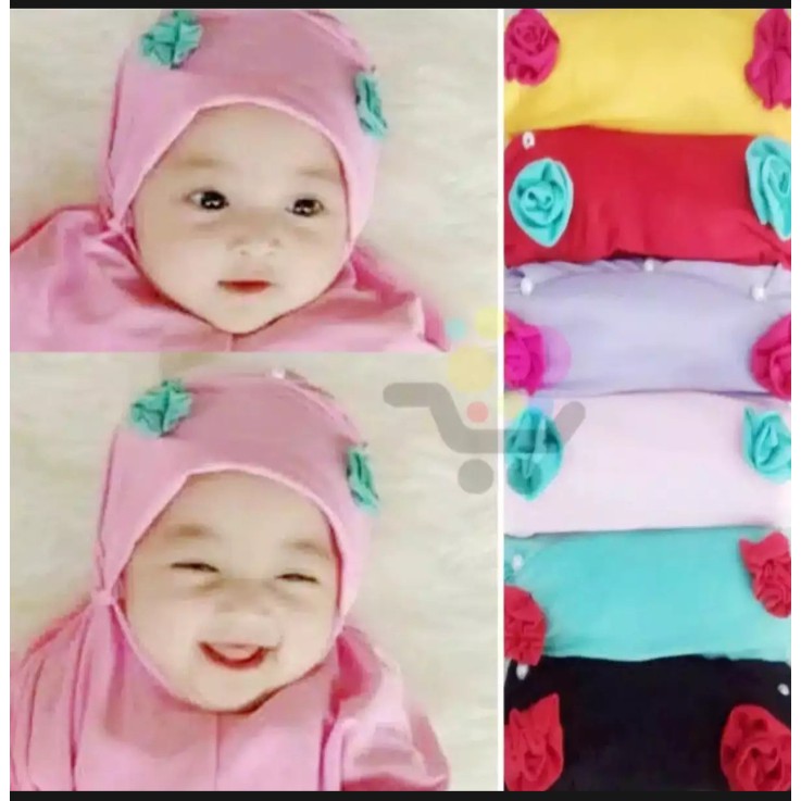 jilbab anak bayi BUNGA SISI MARIYAM