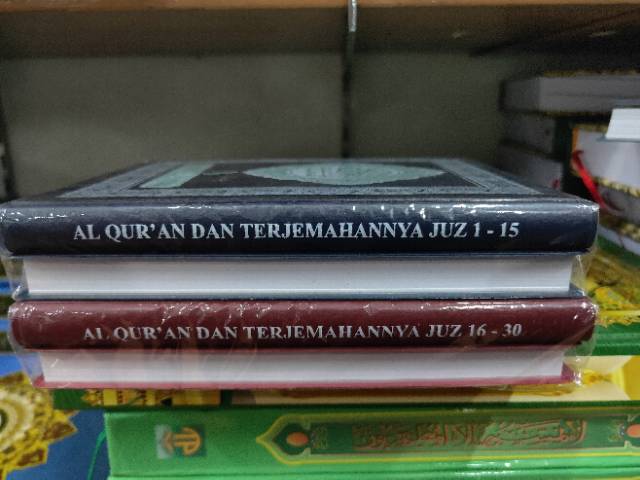 Alquran Pojok 3Jilid &amp; 2Jilid Terjemah Kecil Mushaf Menara kudus A6 quran Hafalan