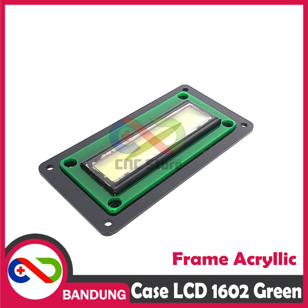 1602 16 X 2 LCD FRAME AKRILIK CASE LCD HIJAU