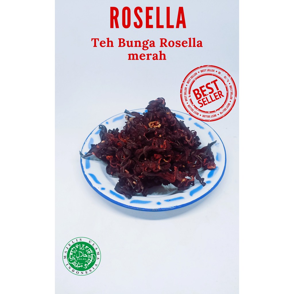 

Teh Bunga Rosella Merah Kering / Teh Rosella Herbal Alami