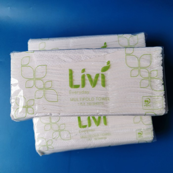 Tisu Livi Everyday / Tisu Tangan Livi Multifold Towel