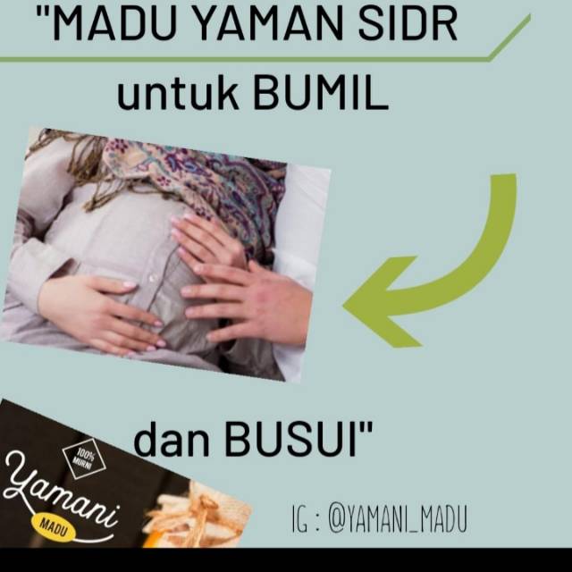 

MADU YAMAN SIDR NUTRISI BUMIL DAN BUSUI