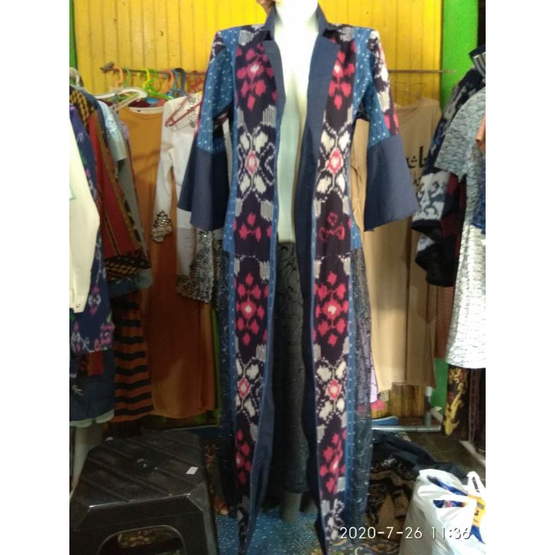 Long Outer Kain Tenun Istimewa
