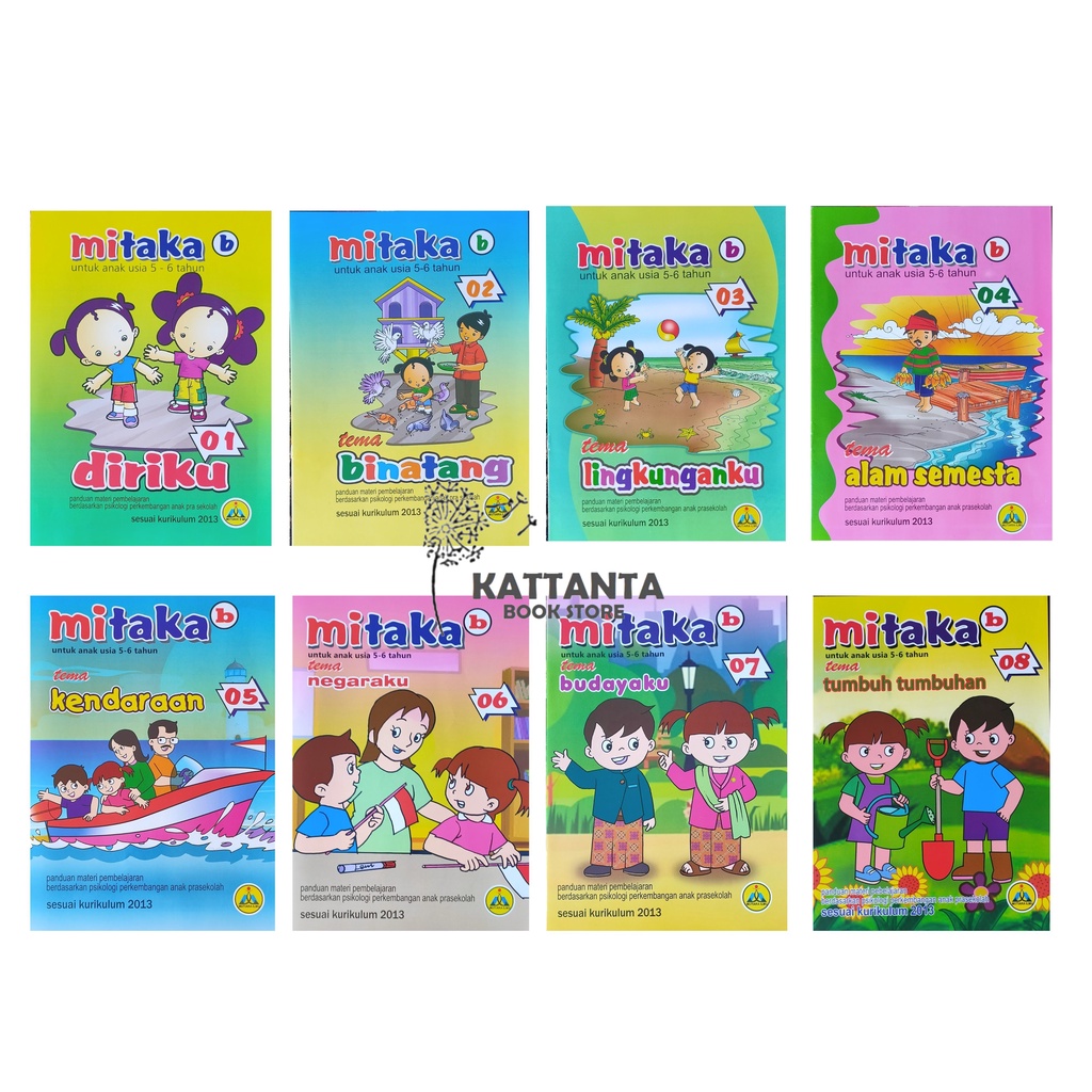 BUKU TEMATIK TK B - MITAKA (8 TEMA)