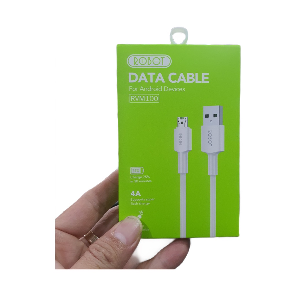 Kabel Data Micro VOOC 7 pin Robot RVM100 fast charging 4A