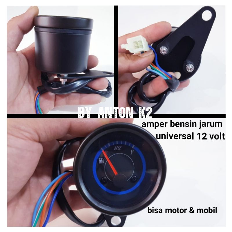 AMPER BENSIN MOTOR/MOBIL LED-AMPER MINYAK MOTOR/MOBIL JARUM MANUAL-AMPER BENSIN VARIASI MOTOR MOBIL