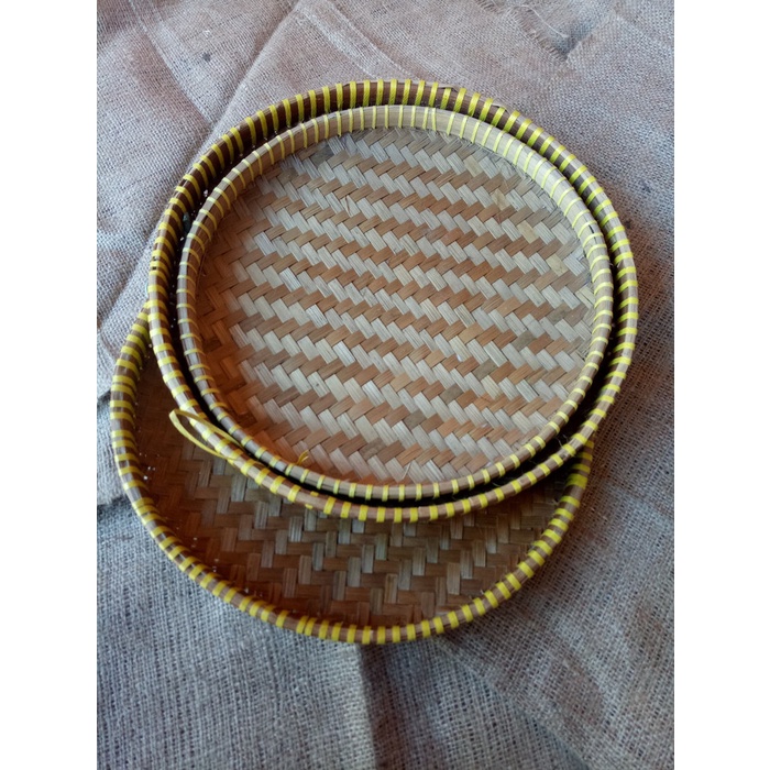 Tambir tampah bambu kecil ukuran 20 cm