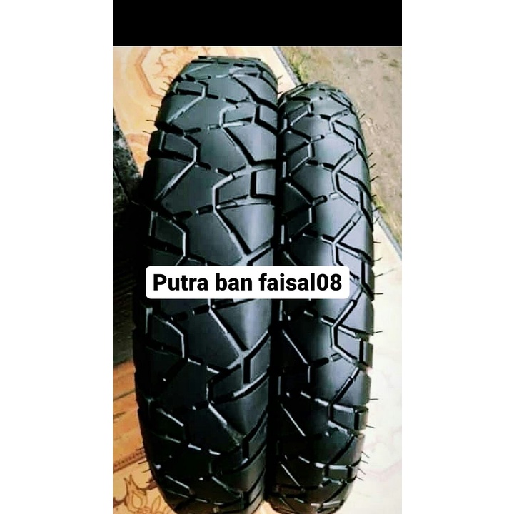 Sepasang ban bekas ukuran 80 90 dan 90 90 ring 14