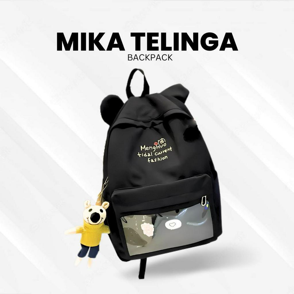 TAS RANSEL WANITA MIKA TELINGA BESAR / TAS BACKPACK FASHION KOREA