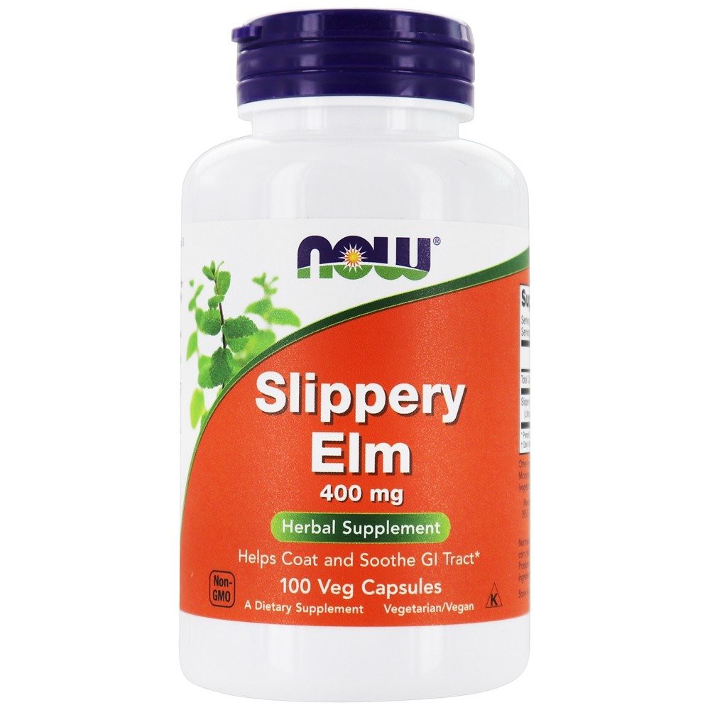 Now Foods, Slippery Elm, 400 mg, 100 Capsules