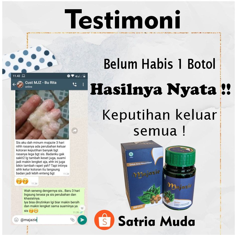 Majazie Obat Herbal Miss V Kewanitaan & Promil Manjakani Hindia - Obat Keputihan Pil Perapat Miss V-8