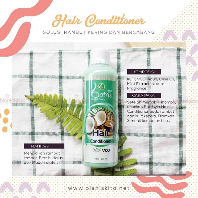 Conditioner Herbal Batrisyia Shopee Indonesia