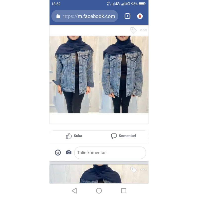 jaket levis cewek cowok