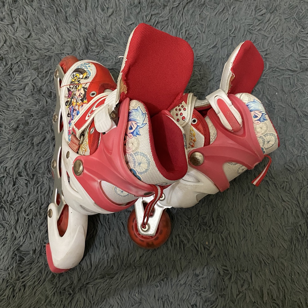 Preloved Sepatu Roda Anak Inline Power Skate Bekas