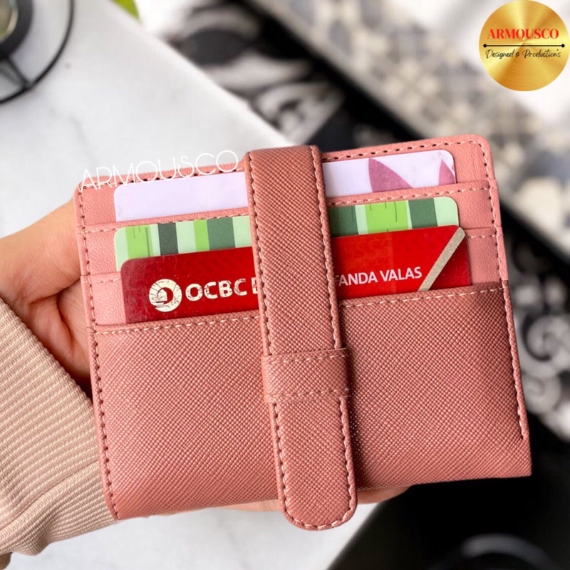 CARD HOLDER ARMOUS CARD SLOT / DOMPET KARTU UANG MINI WANITA PRIA MULTI SLOT MURAH