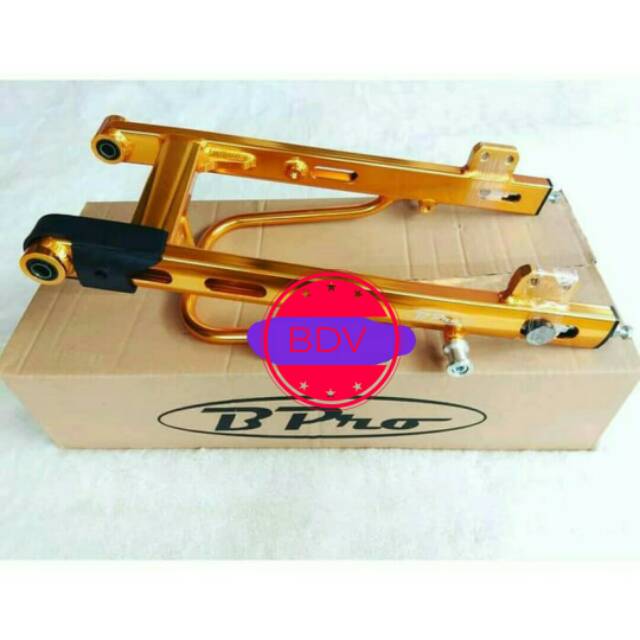 Swing Arm/ Fork BPro Jupiter Z, Vega Gold (Kotak Lobang + Stabilizer Bawah)