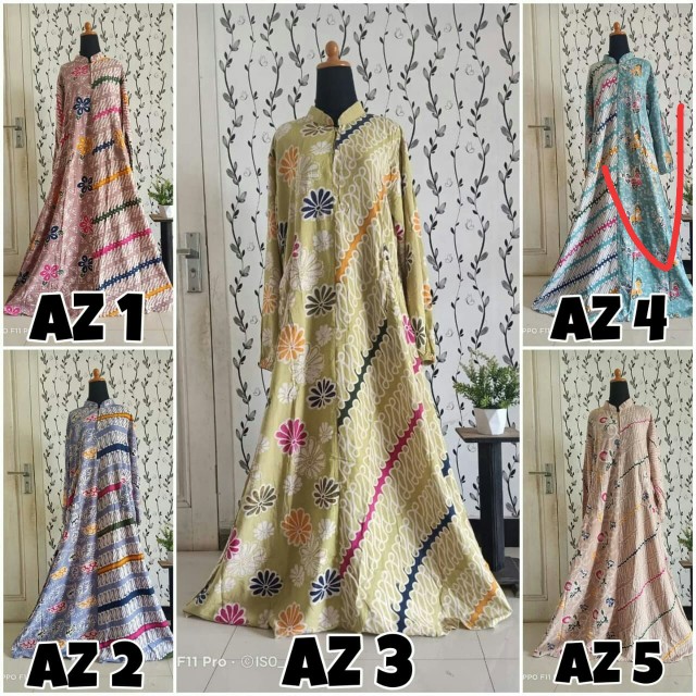 Gamis Batik Klok Azzahra