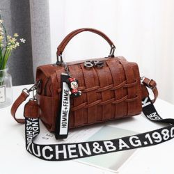 GI 19022 RISCE TAS SELEMPANG GANTUNGAN MINNIE TALI MOTIF Homme + Femme WANITA CEWEK PEREMPUAN JT