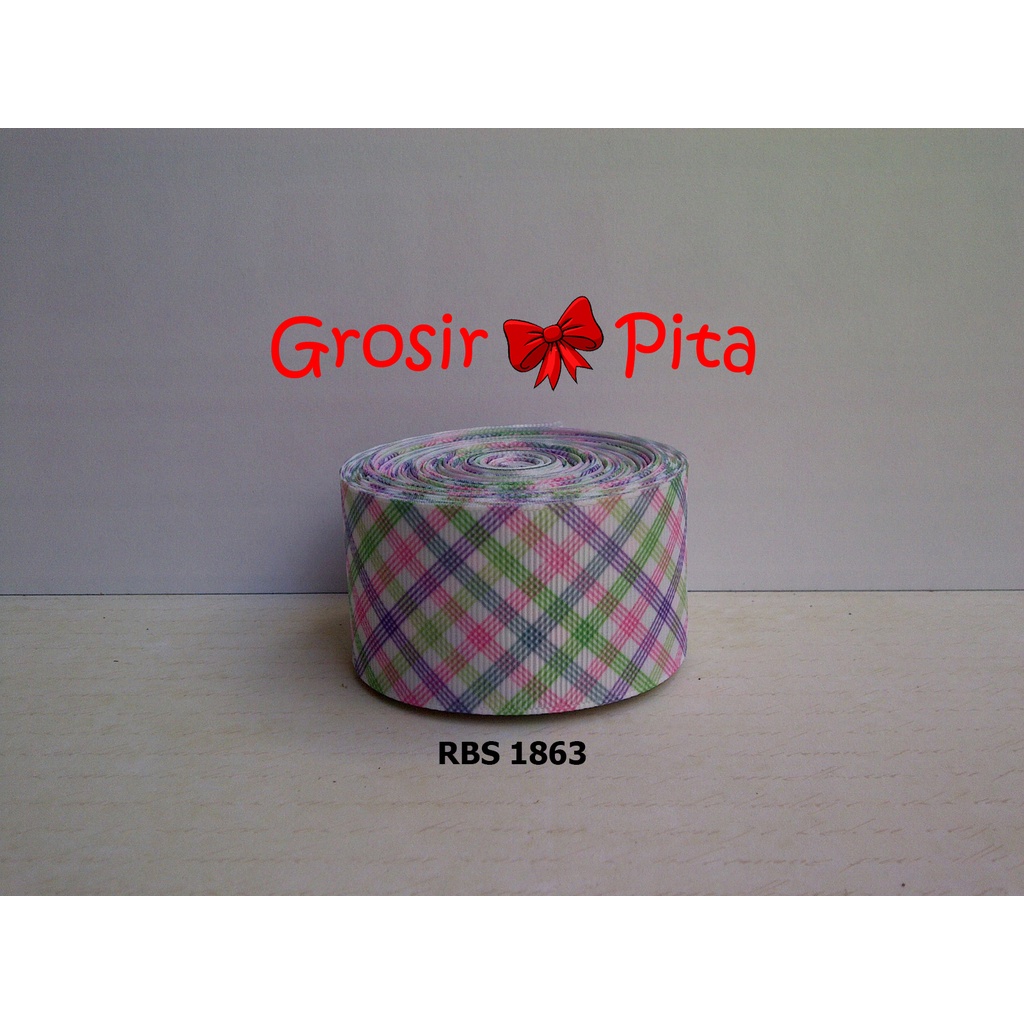 

(25 yard) Pita Grosgrain Motif RBS 1863 | Toko Bahan Craft | Grosir Pita