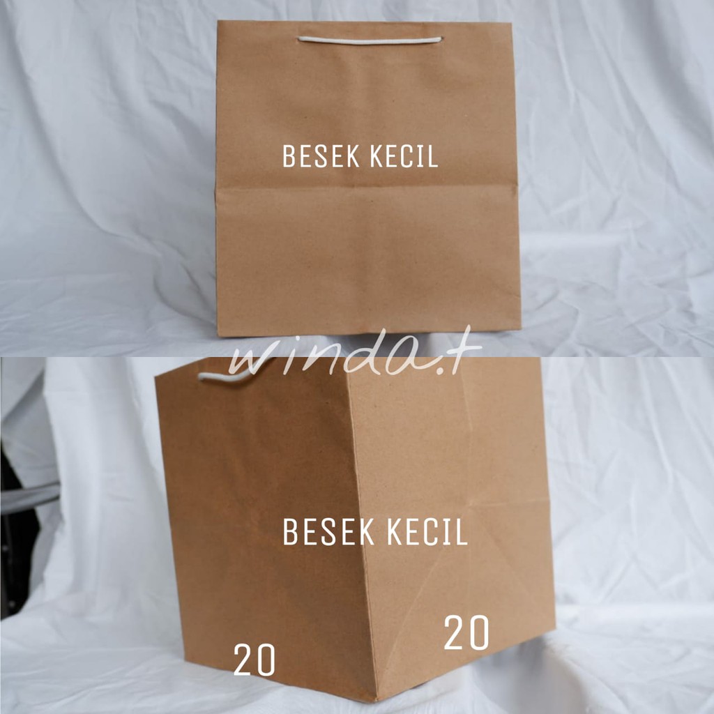 

PAPERBAG POLOS / PAPERBAG COKLAT MURAH / BESEK KECIL