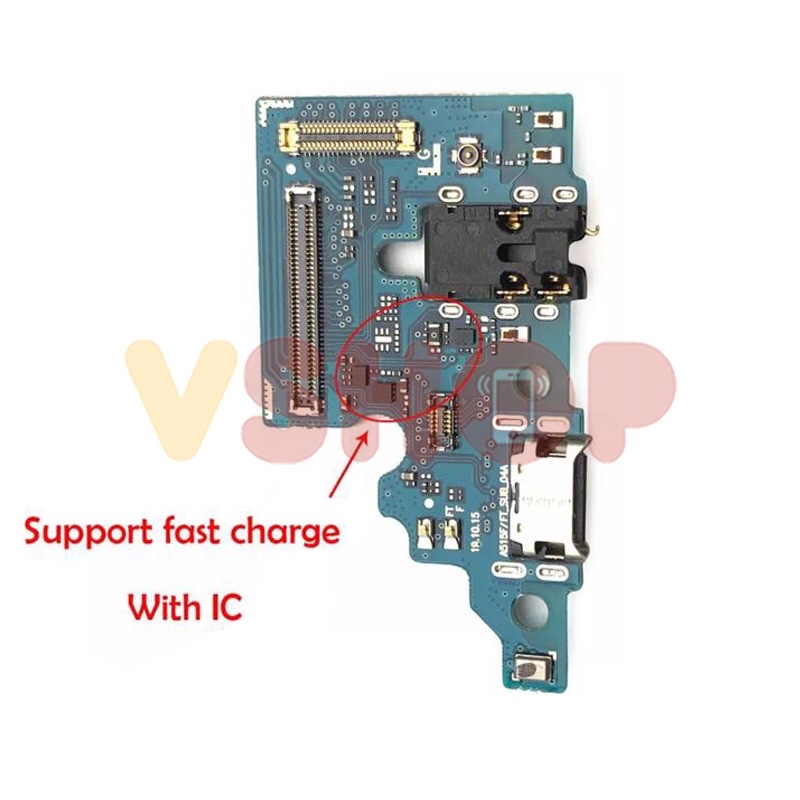 WITH IC - FLEXIBEL KONEKTOR CHARGER CON CAS SAMSUNG A51 A515F