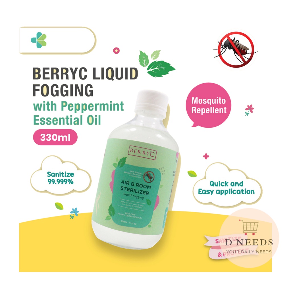 BerryC Liquid Fogging (Mosquito Repellent) Pengusir Nyamuk 330ml