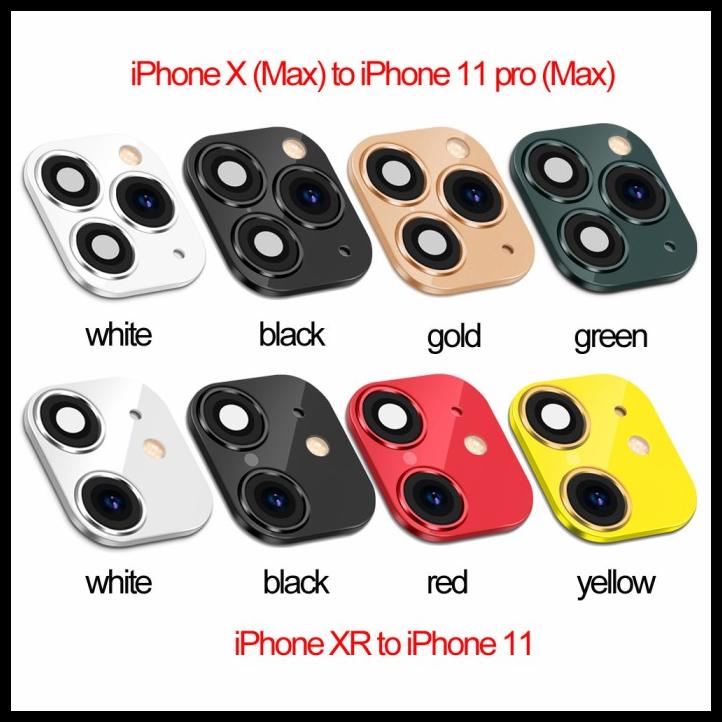 Camera Lens Protective Cover Iphone X Xs Xr Change To Iphone 11 11 Pro