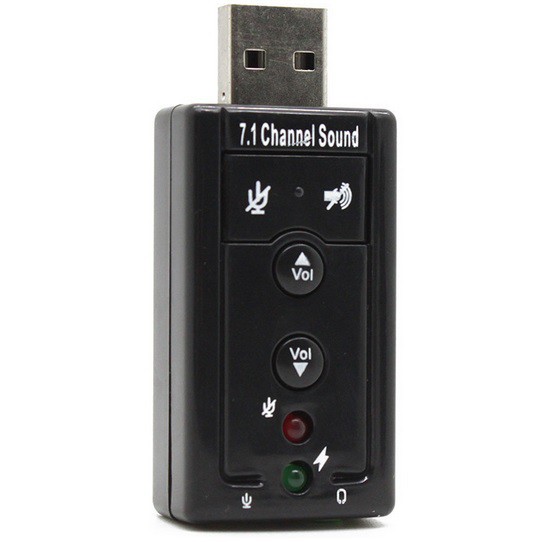 USB Soundcard Virtual Adapter 7.1 Sound card