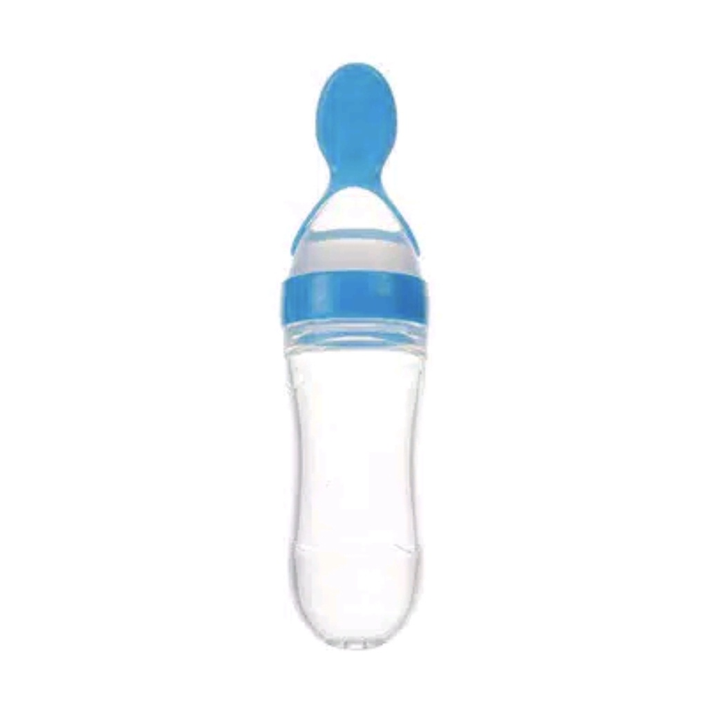 BOTOL DOT SILICONE SENDOK MAKAN BAYI / BABY SILICONE FOOD FEEDER (IP)