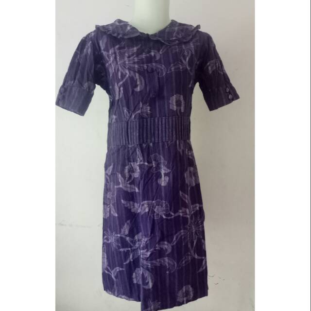 Dress Tenun Lurik Preloved