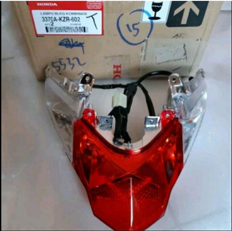 3370A-KZR-602 HGP 100% ORI Stop Lamp Lampu Belakang Vario 125 lama 2012 2014 NON LED 3370AKZR602