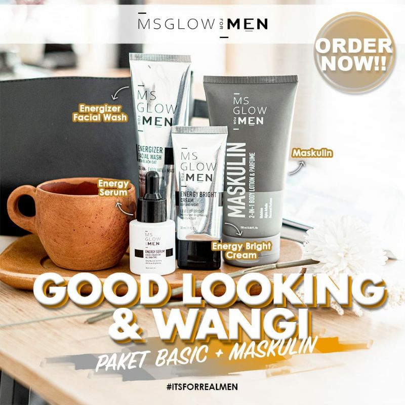 Ms glow for mens dijamin original 100%